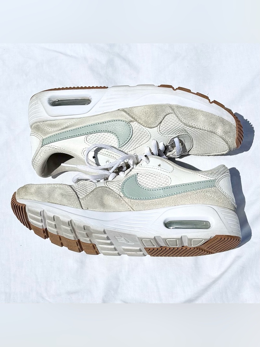 Nike Air Max SC Summit White and Light Pumice Women’s 8